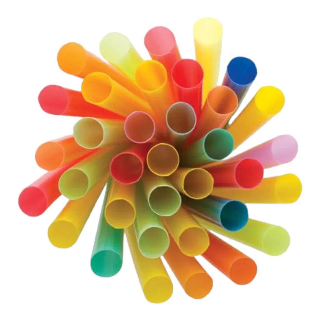 POPOTES (BIG STRAWS) COLORES 50 PZAS.