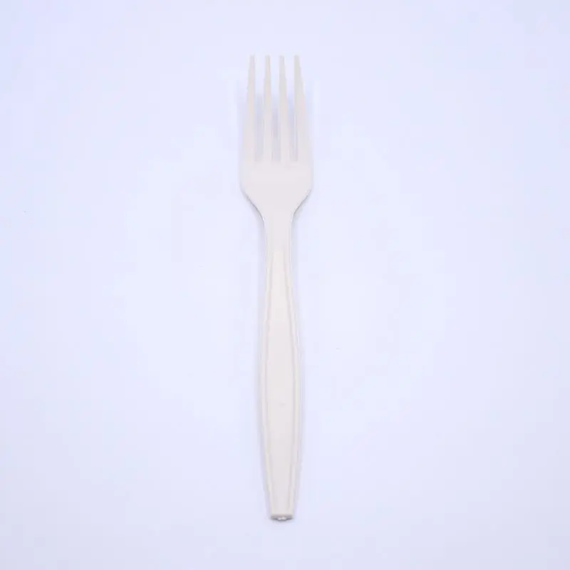 Tenedor Fécula de maíz 7″ blanco- CAJA C/1000 PZAS.