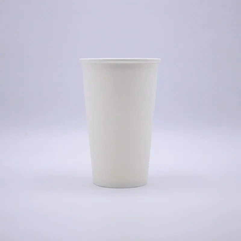 Vaso papel PLA bebida caliente 16 oz. CAJA C/1000 PZAS.