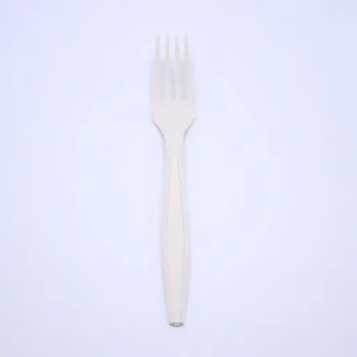 [FMTR7B] Tenedor Fécula de maíz 7″ blanco- CAJA C/1000 PZAS.